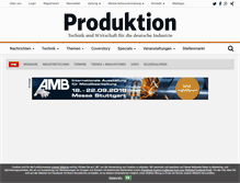 Tablet Screenshot of produktion.de